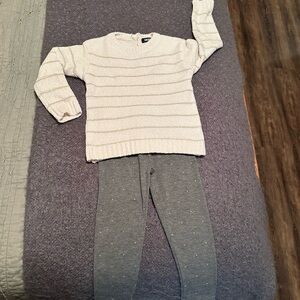 DKNY 2 piece sweater/legging set.